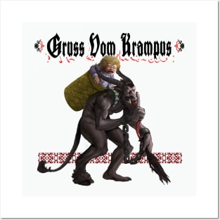 Gruss Vom Krampus Posters and Art